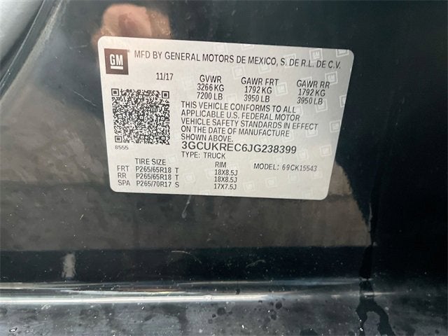 2018 Chevrolet Silverado 1500 LT