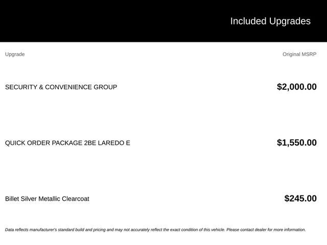 2020 Jeep Grand Cherokee Laredo E 4x4