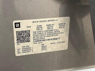 2019 Chevrolet Suburban LT