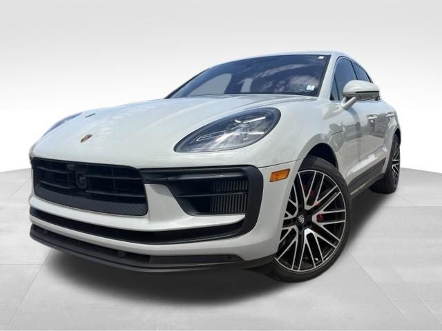 2024 Porsche Macan S in Black — front three-quarter view