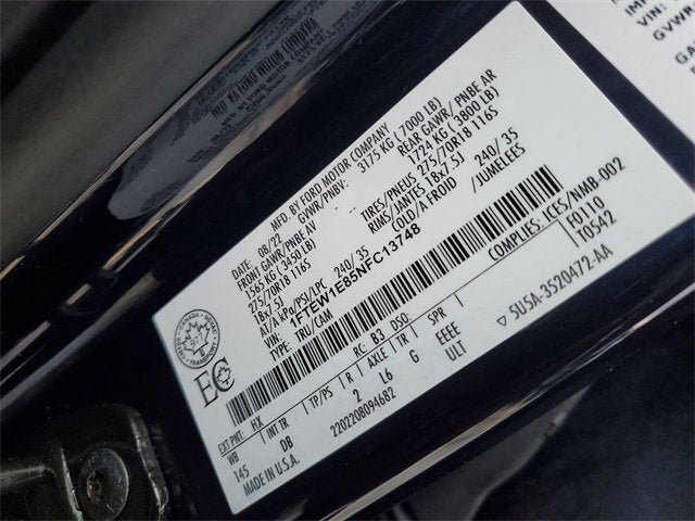 2022 Ford F-150 Tremor