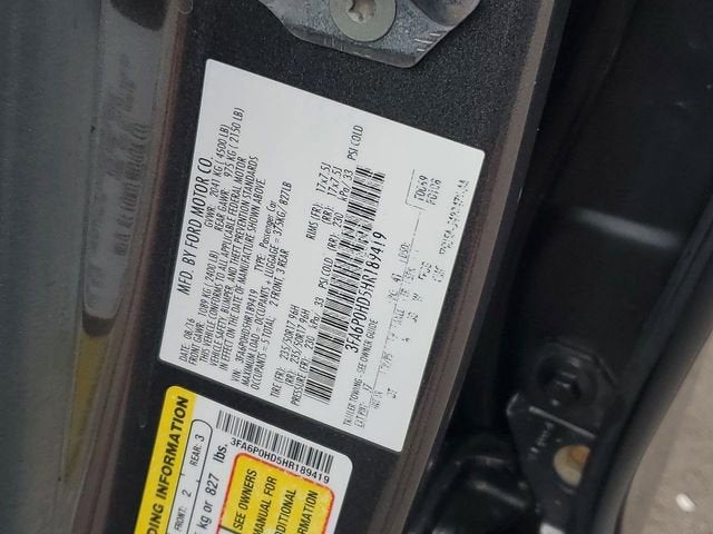 2017 Ford Fusion SE