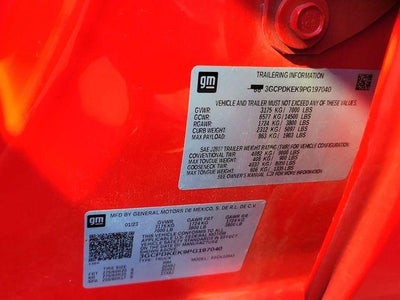 2023 Chevrolet Silverado 1500 LT (2FL)