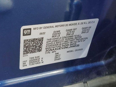 2022 Chevrolet Equinox LT