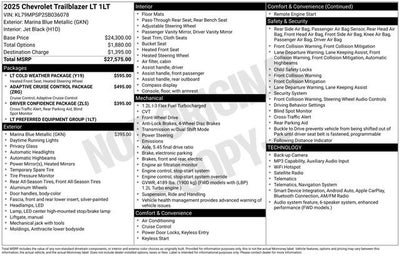 2025 Chevrolet Trailblazer LT