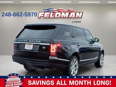 2015 Land Rover Range Rover 5.0L V8 Supercharged Autobiography Black