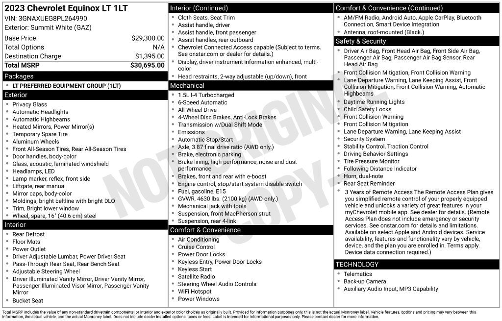 2023 Chevrolet Equinox LT