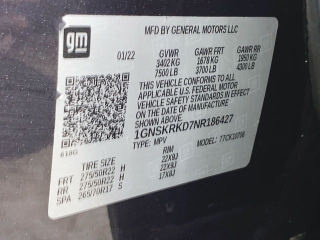 2022 Chevrolet Tahoe RST