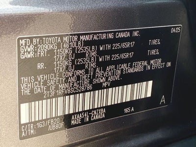 2025 Toyota RAV4 LE