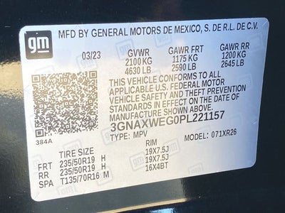 2023 Chevrolet Equinox RS