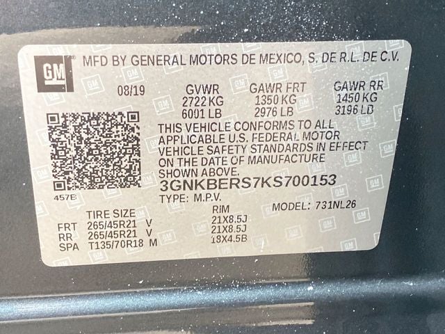 2019 Chevrolet Blazer RS