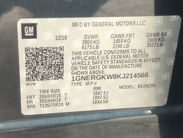 2019 Chevrolet Traverse 1LT