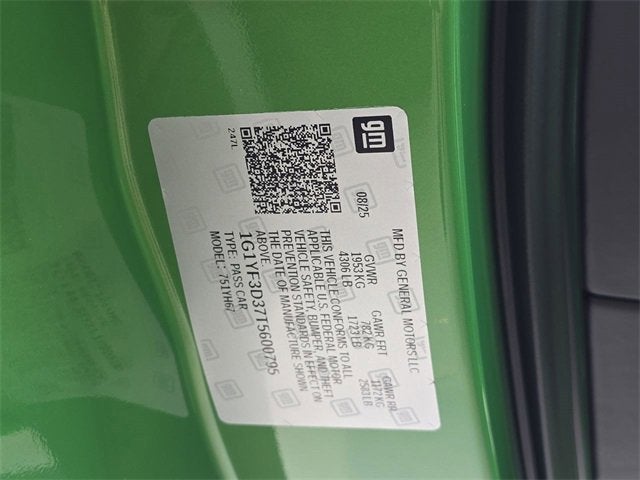 2026 Chevrolet Corvette Z06 3LZ