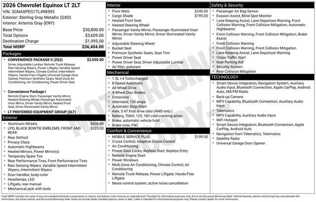 2026 Chevrolet Equinox LT