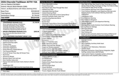 2026 Chevrolet Trailblazer ACTIV