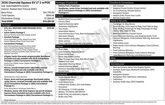 2026 Chevrolet Equinox EV LT