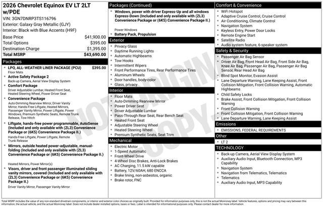 2026 Chevrolet Equinox EV LT