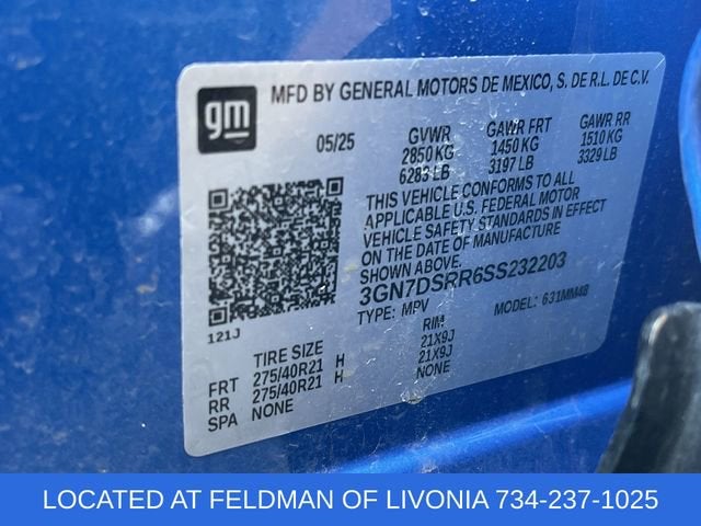 2025 Chevrolet Equinox EV RS