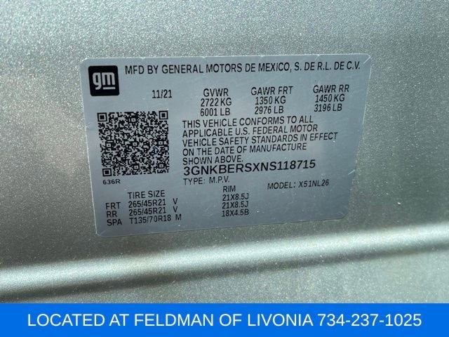 2022 Chevrolet Blazer RS