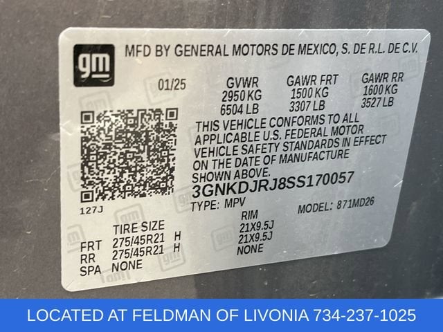 2025 Chevrolet Blazer EV RS