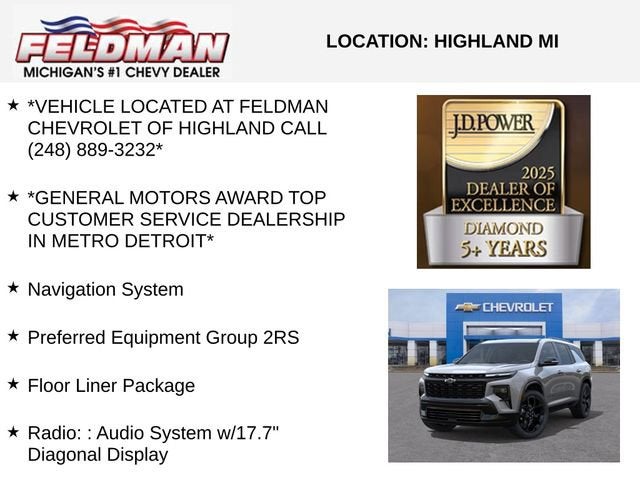 2026 Chevrolet Traverse RS