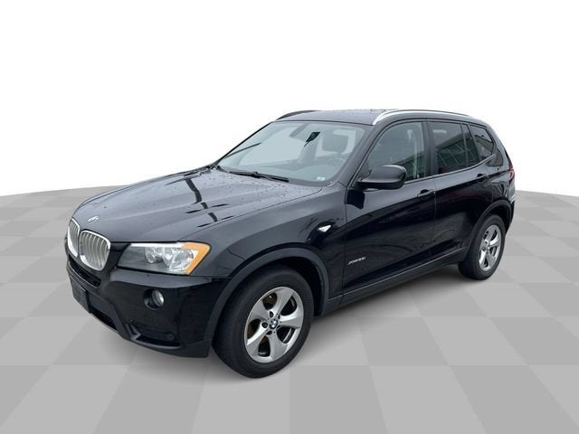 2012 BMW X3 xDrive28i in Black — front three-quarter view