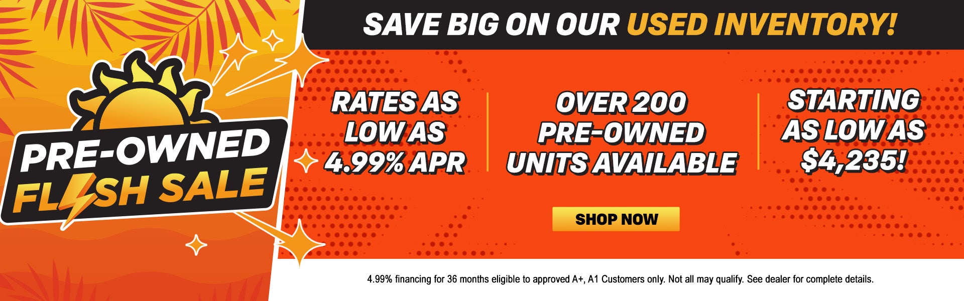 Pre-Owned Flash Sale