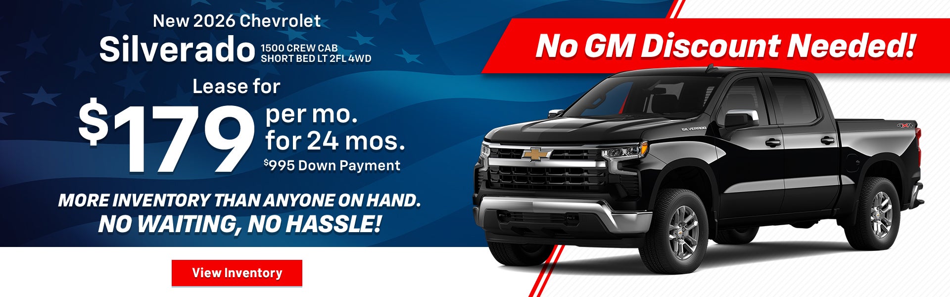 Chevy Silverado lease deal